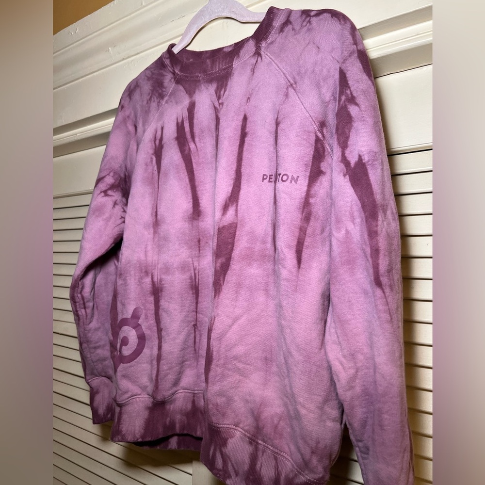 Spiritual Gangster Peloton Tie Dye Terry Sweatshirt, size medium Athleisure - Picture 10 of 11